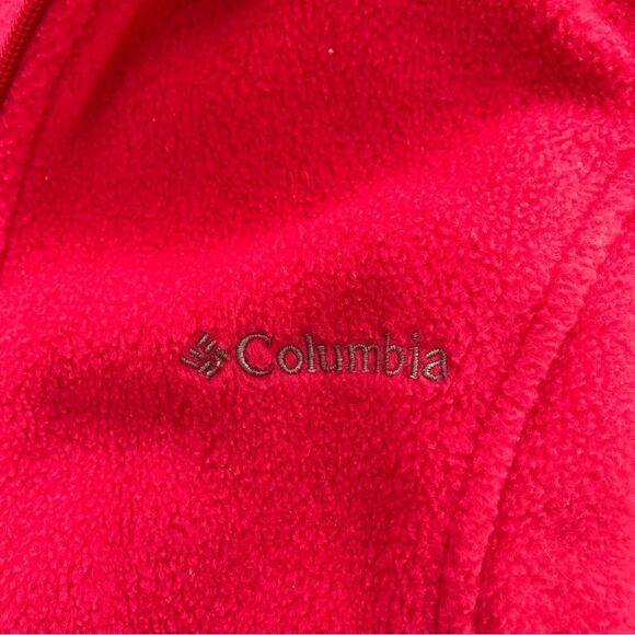 Columbia‎ pink fleece vest zip pockets woman’s size S - Picture 3 of 7